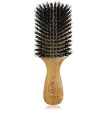 Bass Brushes 100 Wild Boar Bristle Classic Men's Club Style Hair Brush, with 10