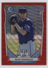 2014 Bowman Draft Top Prospects Chrome Red Wave Refractor 2/25 Chi Gonzalez 7eo