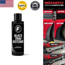 ExoForma Black Trim Restorer - Restores Factory Black to Plastic Trim - Protects