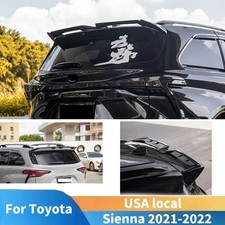 Toyota Sienna XL40 Rear Spoiler Lip Wing 2021-2026 Roof Trunk Sport Style