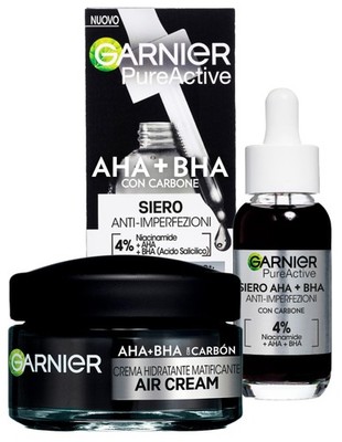 Garnier Air Cream AHA BHA Mattierende Feuchtigkeitsspendende 40 ml (2er Pack)