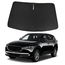 CX5 Windshield Sunshade - Black Silver-210T Reflective Fabric Material