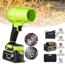 Cordless Green Handheld Blower Leaf Blower Cordless with Battery and Charger