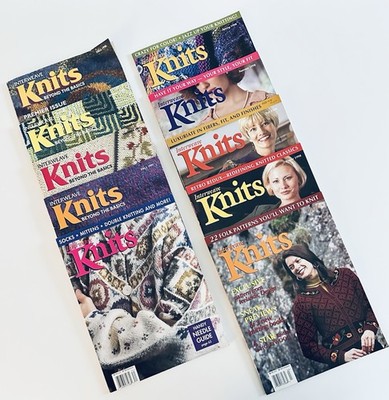 Vintage Interweave Knits Magazine Lot of Ten Issues 1996 to 1998 Patterns