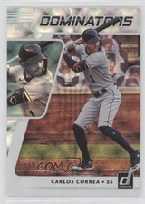2021 Panini Donruss Dominators Silver 96/349 Carlos Correa #DOM5 1g2w