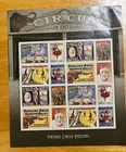 Vintage Circus Posters Forever USA stamps sheet of 16