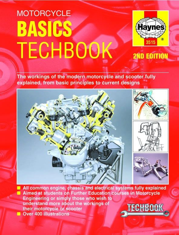 Motorcycle Basics TechBook Haynes en anglais pour entretien moto
