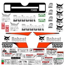 Decal Kit fits Bobcat T595 Track Skid Steer M-2 + Safety & Diesel Stickers USA