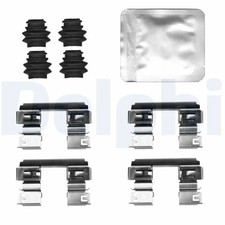ORIGINAL® Delphi Zubehörsatz, Scheibenbremsbelag Hinten für Hyundai SANTA FE
