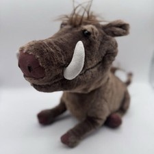 Disney Talking Pumbaa Warthog The Lion King Plush Stuffed Animal 10  