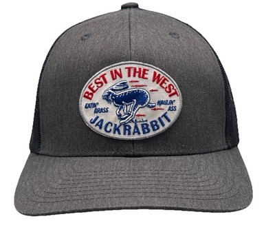 Jack Rabbit Men s Hat Best In West High Jinks Apparel SnapBack Mesh Yupoong Cap