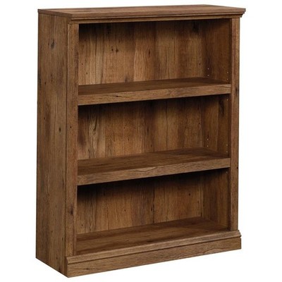 Sauder Select Engineered Wood 3-Shelf Bookcase in Vintage Oak