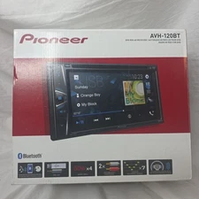 Pioneer AVH-120BT 2 DIN 6.2" Bluetooth Aux USB Touchscreen DVD/CD (CAR)