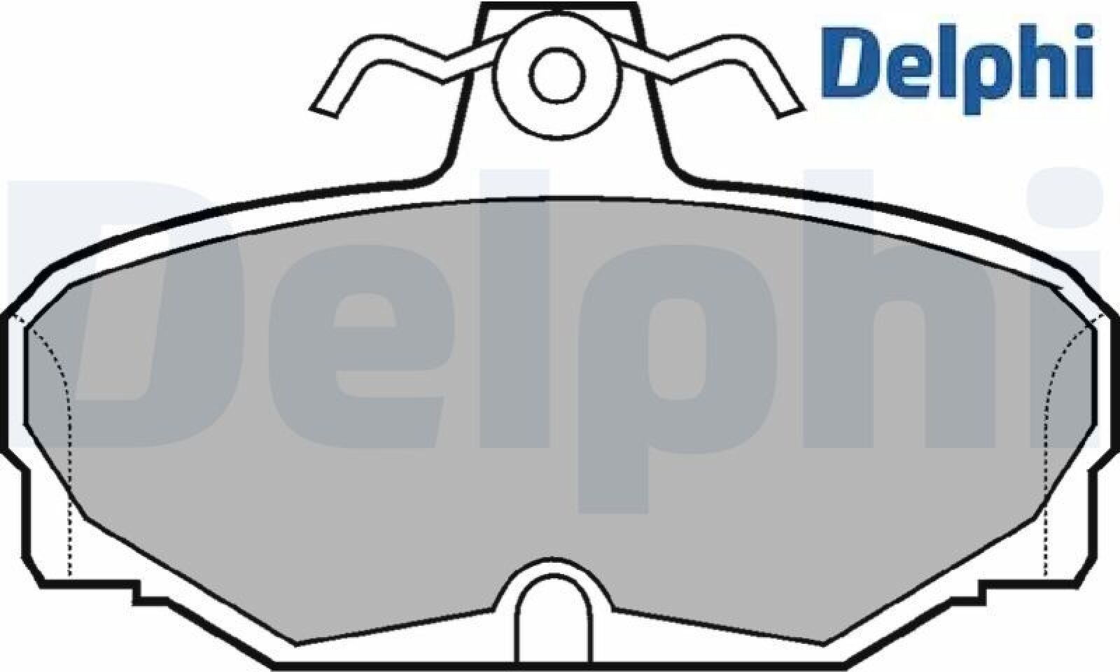 Delphi LP507 Bremsbelagsatz für Scheibenbremse Bremsbelagsatz - Bild 2