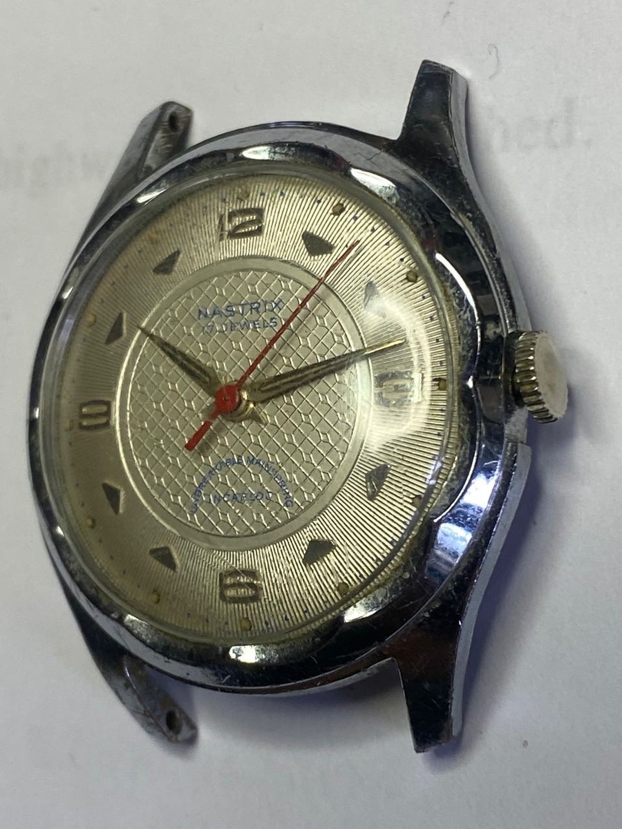 Vintage NASTRIX Men's Watch. 17 Jewels Manual Wind. SWISS | eBay