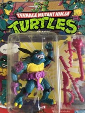 1990 TMNT Slash Purple Belt Red S Yellow Belly Variant MOC SEALED Playmates