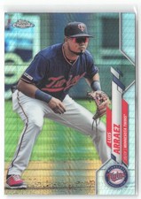 2020 Topps Baseball Chrome Luis Arraez Prism Refractor #172 RC Minnesota Twins