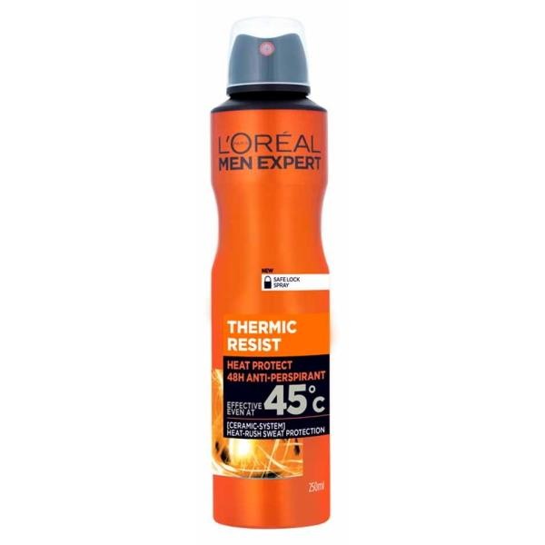 L'Oréal Men Expert Deodorant Thermic Resist XXL Anti-Perspirant Spray 300ml | 48H Heat-Resistant Shield, Ceramic Technology, Super Size 300ml Spray, Protection Against Heat - Image 3