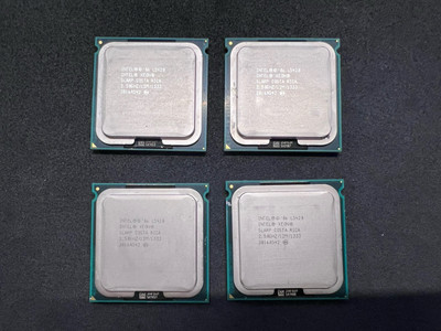 Lot Of 4 Intel Xeon L5420 Processors LGA771  4 Cores 4 Threads 2.50  GHz