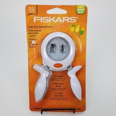 Fiskars Large Easy Squeeze Punch Pineapple Shape Paper Craft Scrapbooking Tool
