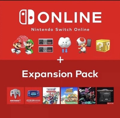 Nintendo Switch Online + Expansion Pack   12 Month Membership Slot! Read Desc!