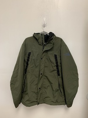 THE NORTH FACE DRY VENT MEN'S GREEN FULL ZIPPER AND SNAP CLOSE JACKET SZ XXL