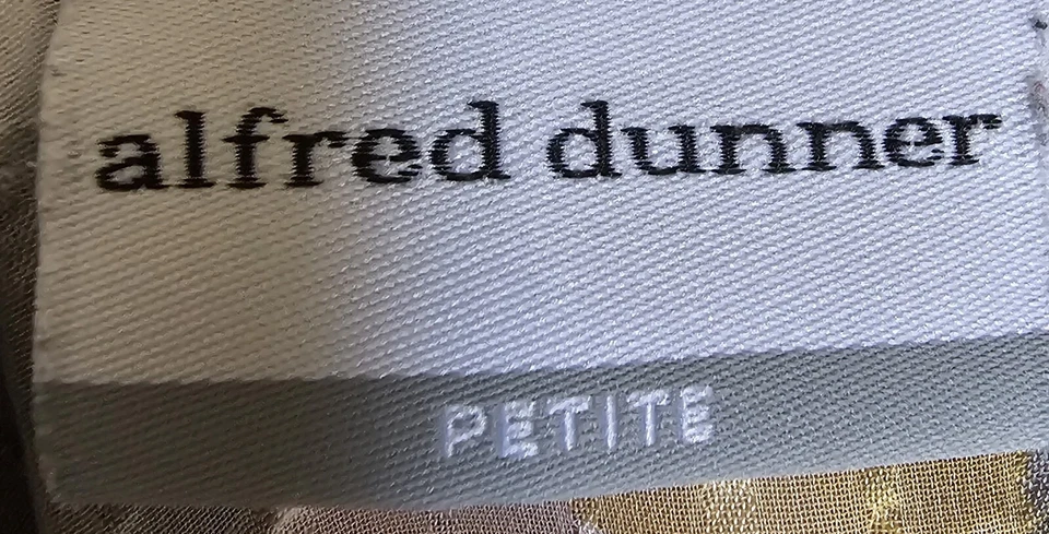 Alfred Dunner Womens Shirt Top Blouse Size 12P 12 Petite Multicolor Floral - Image 2 of 4