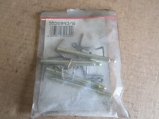 Mercedes W124 Bremsbel&auml;ge Einbausatz Feder Zubeh&ouml;r SET Bendix Bremse hinten NEU