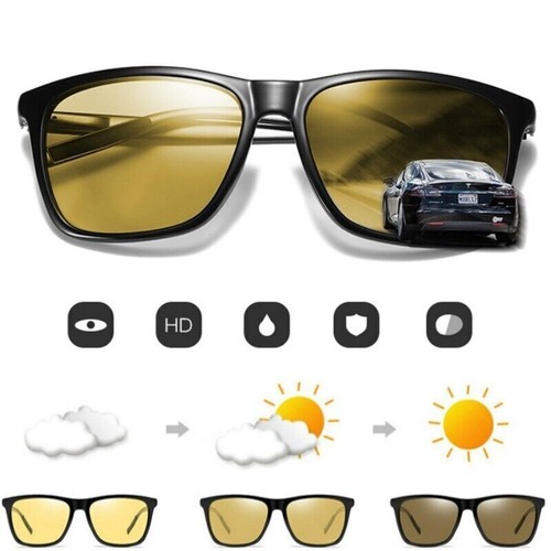 Auto Nachtsichtbrille Kontrastbrille Nachtfahrbrille Polarisiert mit Brillenetui