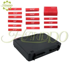 Setup Blocks Set Woodworking Tools 15Piece Gauge Block with Storage Box