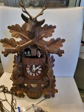 Musical Cuckoo Clock  Lotscher- Switzerland, Vintage.