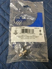 NEW - Leviton 41084-FBF Snap-In F Type Bulkhead Module, Brown