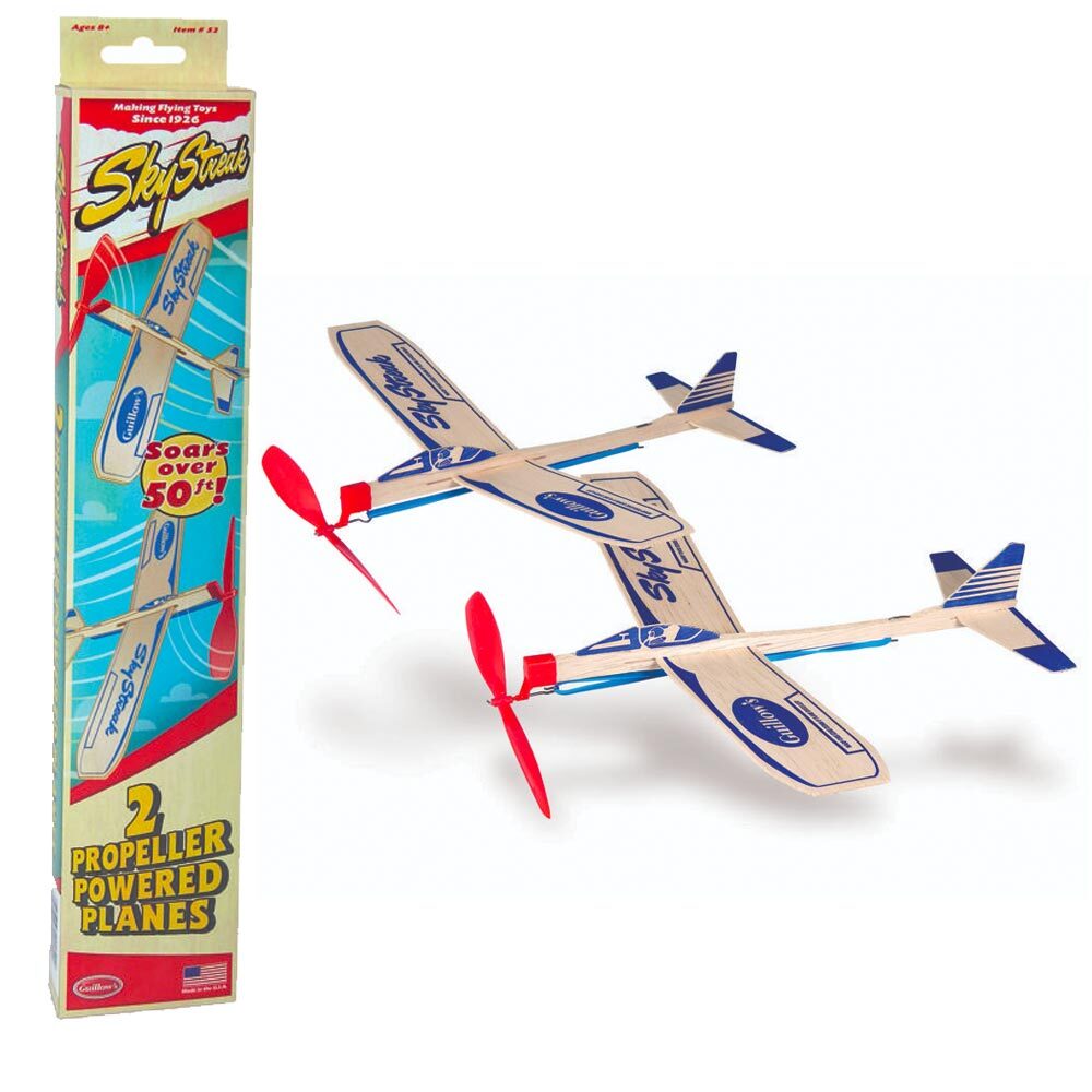 Guillow 52 Sky Streak Twin Balsa Flying Airplane Kit