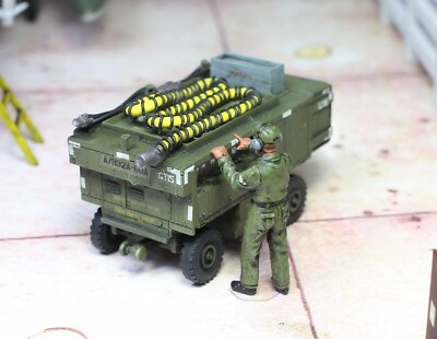 USAF Generator Set /w crew for aircraft in airbase 1:48 Pro Built Model