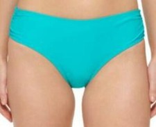 MSRP 48 Calvin Klein Hipster Bikini Bottoms Womens Swimsuit Aqua Size XL