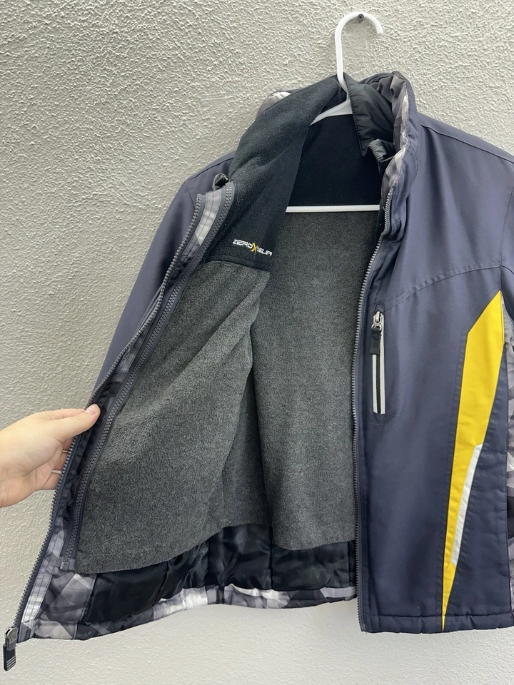 ZeroXposure Childrens Jacket Size Small 8 Dark Blue 3-in-1 Jacket Zip Up - Image 3 of 4