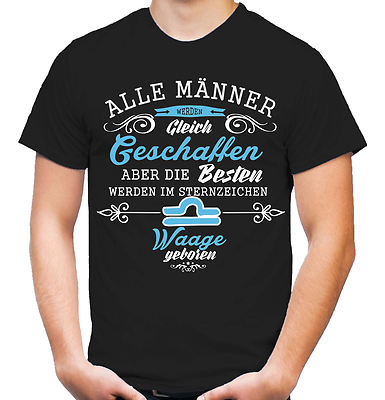 Sternzeichen Waage T-Shirt | Esoterik | Astrologie | Horoskop | M1