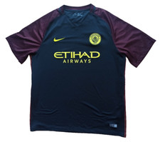 Nike Manchester City 2016/2017 Away maglia jersey shirt nera tg. XL