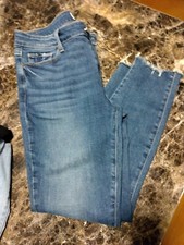 Womens Paige Dark Blue Wash Skinny Jeans