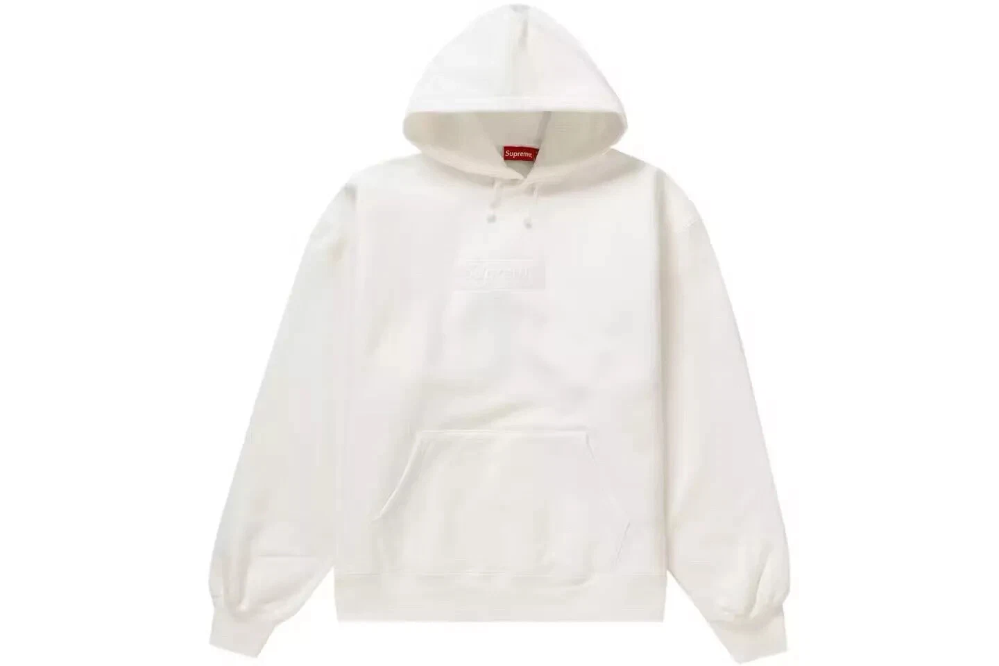 Sweat à capuche blanc logo Supreme Box (FW23)   Taille Medium   NEUF (SCELLÉ)