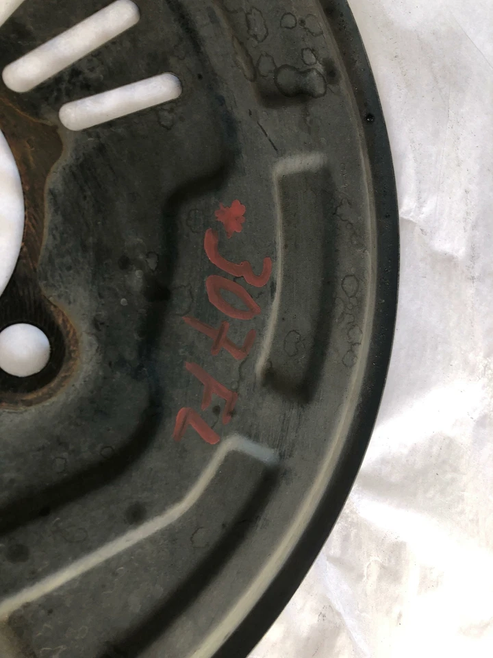 2014 NISSAN SENTRA Front Brake Plate Sedan Left Driver Side LH G - Image 3 of 4