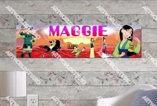 Personalized/Customized Mulan Name Poster Wall Art Decoration Banner