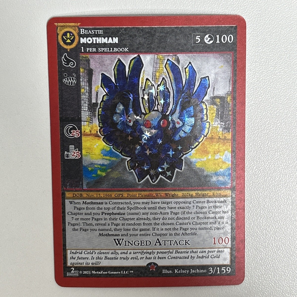 Mothman holo 1st edition PSA10 モスマン Auction Prices Realized Tcg Cards 2021 METAZOO CRYPTID