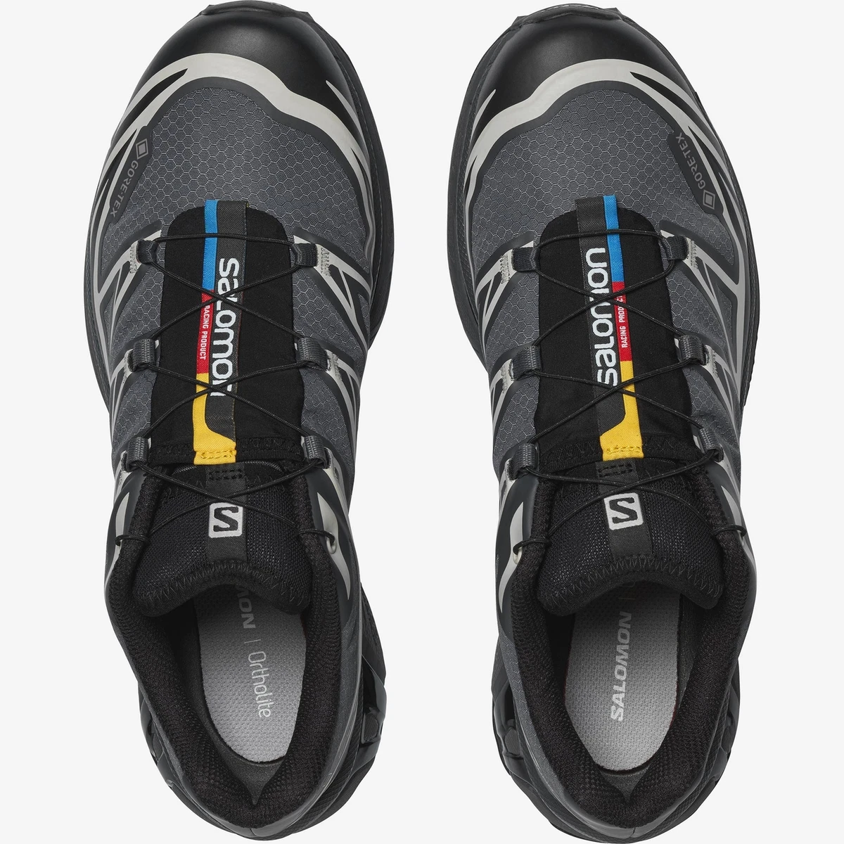 Salomon XT-6 GTX Black/Ebony/Lunar Rock L41663500 Size 5 - 12 Gore