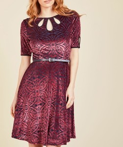 modcloth velvet dress