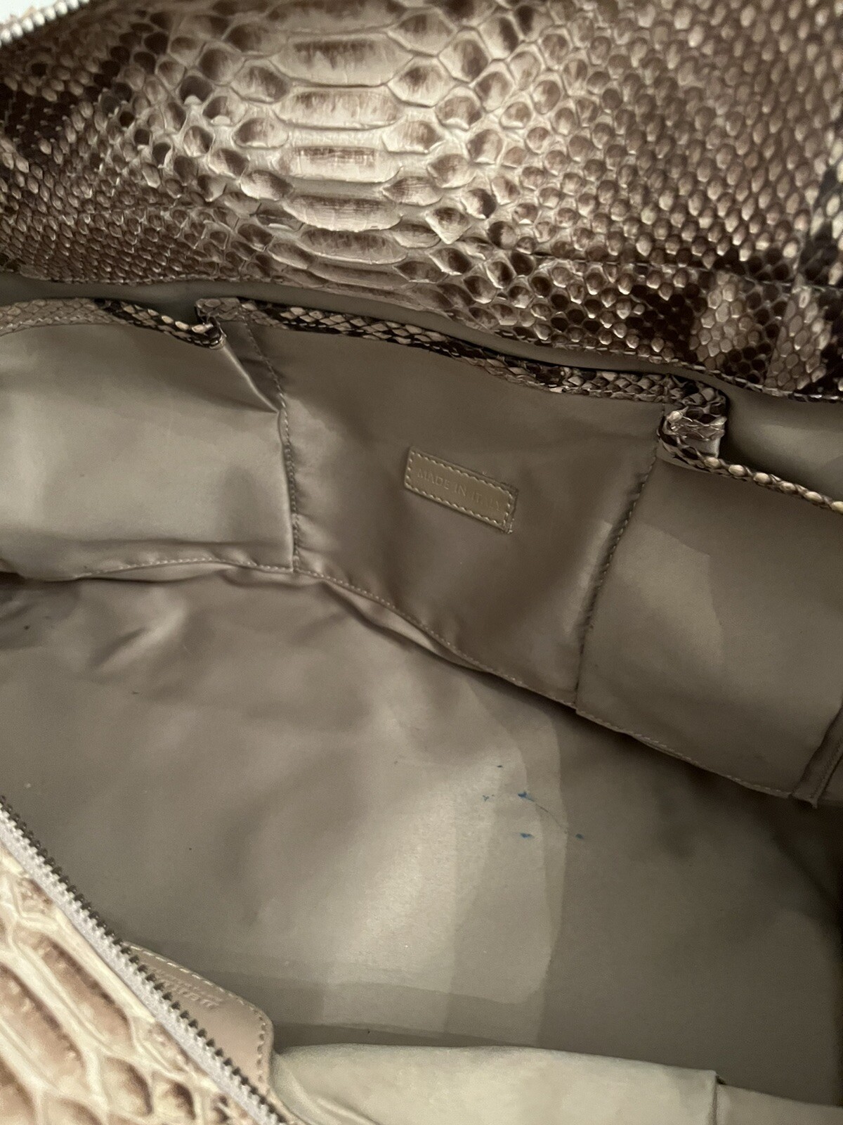 Burberry Limited Edition Python Design Leather La… - image 12