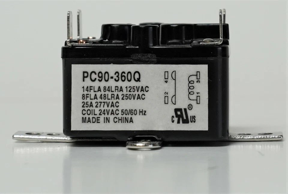 Relé de ventilador de uso geral fechado 90-360 24V SPST 184 - Imagem 2 de 4