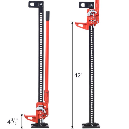 NEW-High Lift Farm Jack,48" Utility Farm Jack,7000 lbs Capacity Ratcheting - Picture 7 of 8