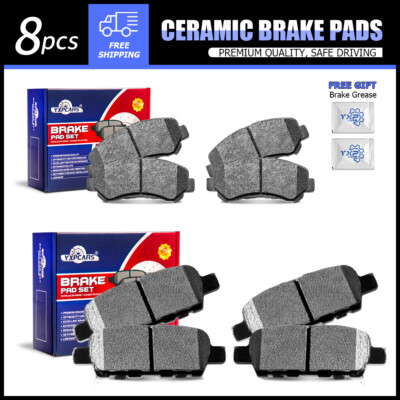 Front & Rear Ceramic Brake Pads for Nissan Sentra Maxima Juke X-Trail Rogue