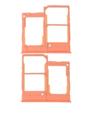 Dual Sim Card Tray Compatible For Samsung Galaxy A20E (A202 / 2019) (Coral)